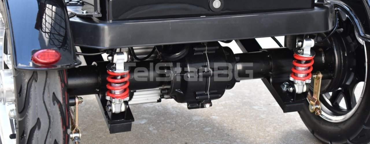 Eлектрическа триколка TS-750++ OFFROAD OLD с големи 14'' задни гуми