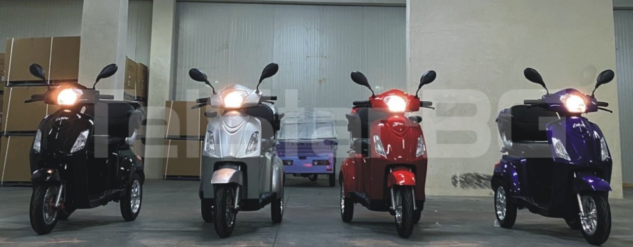 Електрическа триколка LUXOR 60V 1500W със задно задвижване и диференциал