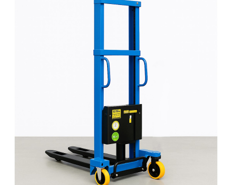 Електрически стакер 48V,  Повдигане до 1.6 метра, Товароподемност 500 кг