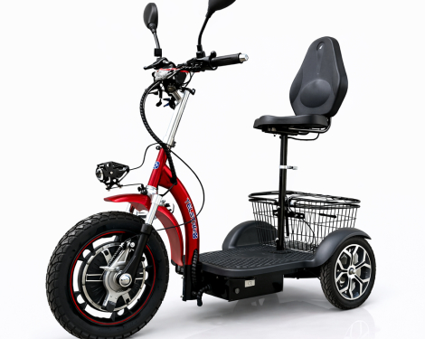 Електрическа триколка с равна платформа и облегалка TS 200.3 48V 750W