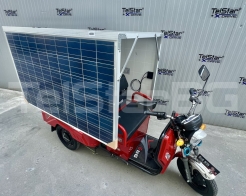 Карго електрическа триколка TELSTAR със соларен фургон Нов модел 2024 снимка 128