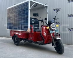 Карго електрическа триколка TELSTAR със соларен фургон Нов модел 2024 снимка 128