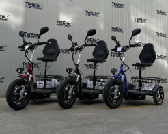 Електрическа триколка с равна платформа задно предаване TS 200.3 48V 1200W снимка 255