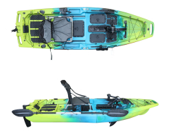 Сгъваем риболовен и туристически каяк с педали CROON – двусекционен модел за лесен транспорт снимка 260