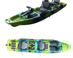 Трисекционен сгъваем риболовен и туристически каяк с двойна педална система CROON 2 снимка 261